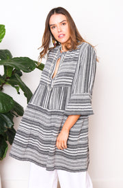 Thalia Smock Top / Dress Stripe